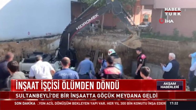 İnşaat işçisi ölümden döndü