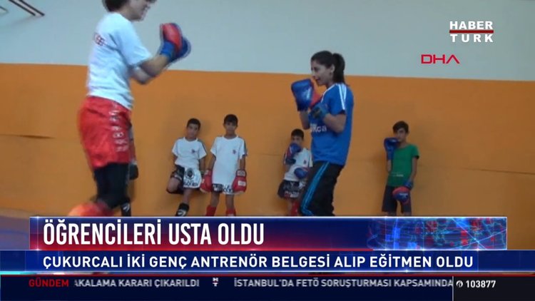 Kick boks ve muay thai öğretiyor