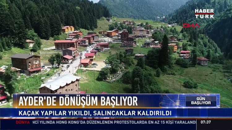 Ayder'de dönüşüm başladı