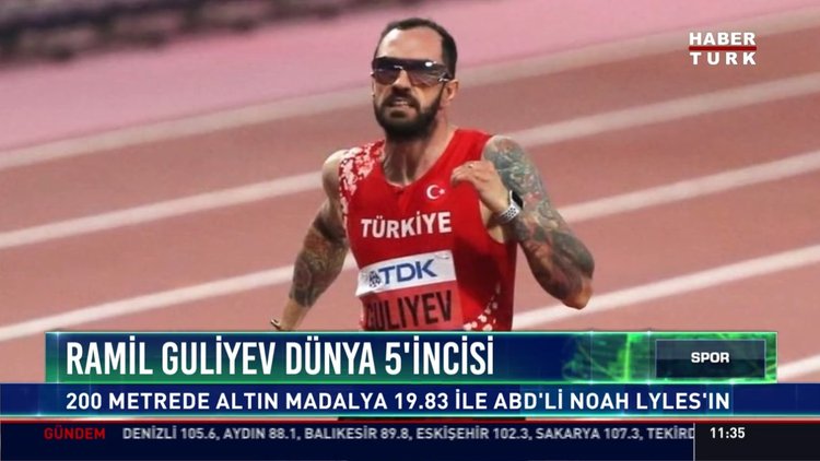 Ramil Guliyev Dünya 5'incisi