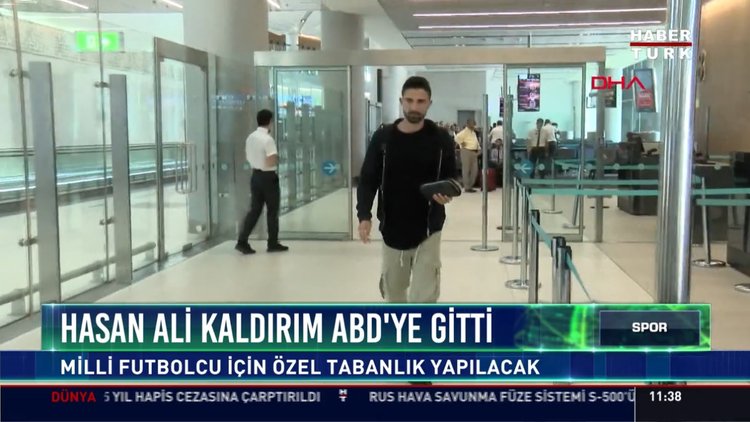 Hasan Ali Kaldırım ABD'ye gitti