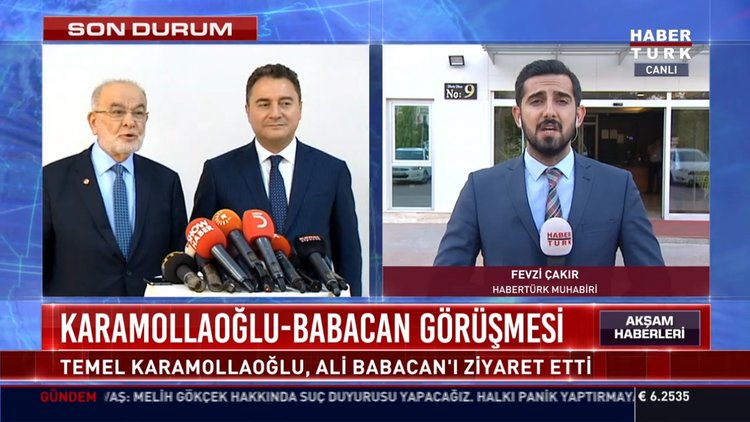 Karamollaoğlu-Babacan görüşmesi