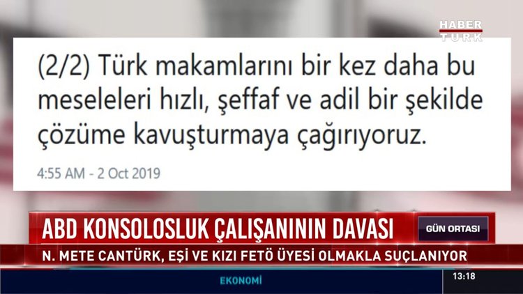 ABD Konsolosluk çalışanının davası