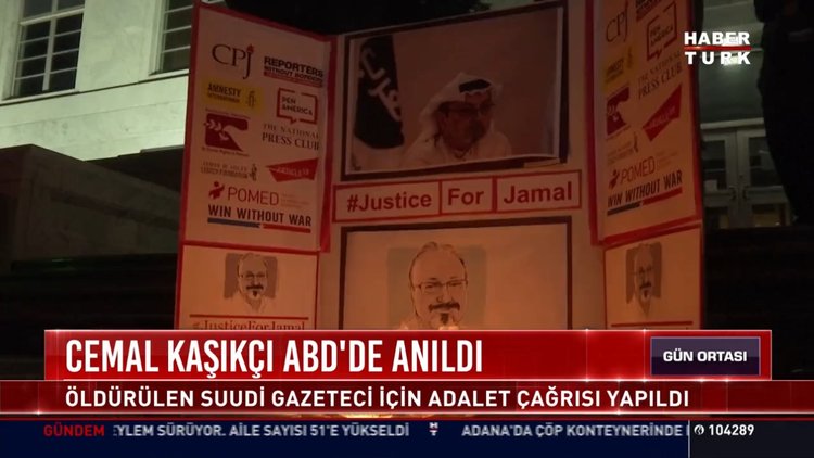 Cemal Kaşıkçı ABD'de anıldı