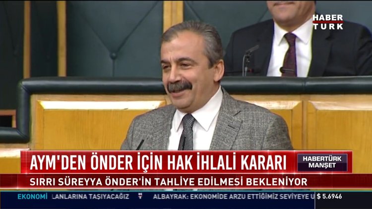 AYM'den Önder için hak ihlali kararı