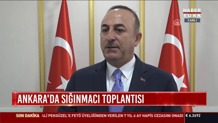 Dışişleri Bakanı Mevlüt Çavuşoğlu konuştu