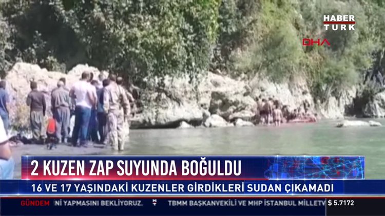 2 kuzen zap suyunda boğuldu