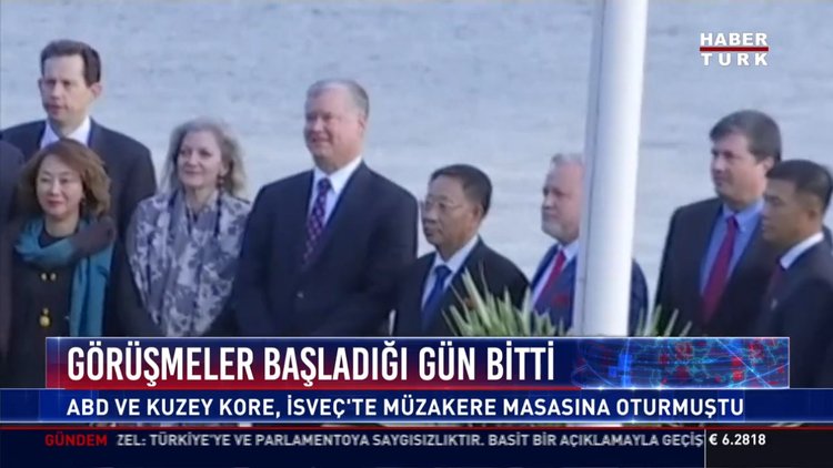 Görüşmeler başladığı gün bitti