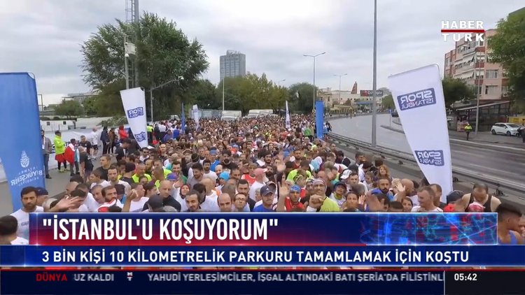 ''İstanbul'u koşuyorum''