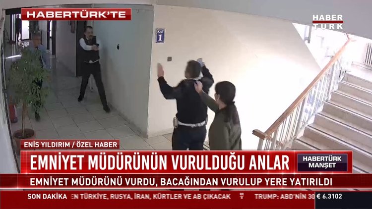 Emniyet Müdürünün vurulduğu anlar