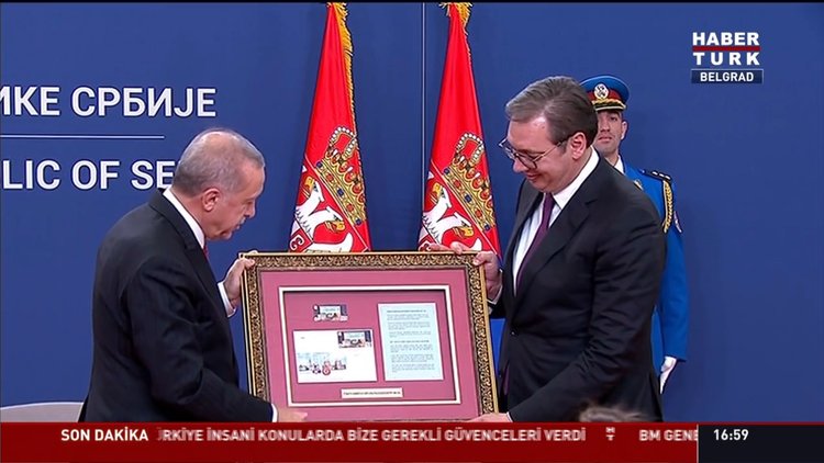 Cumhurbaşkanı Erdoğan'dan Sırbistan'da açıklamalar
