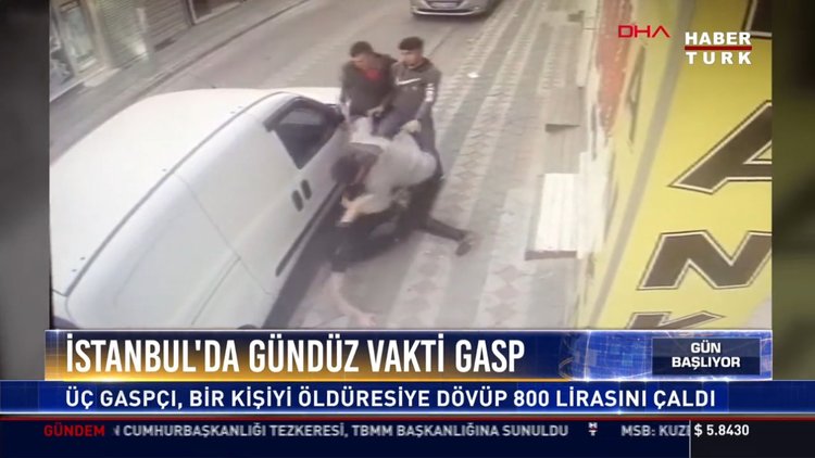 İstanbul'da gündüz vakti gasp