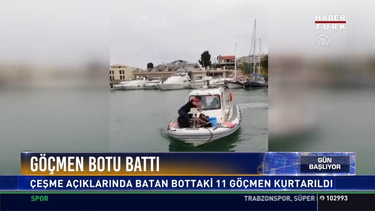 Göçmen botu battı