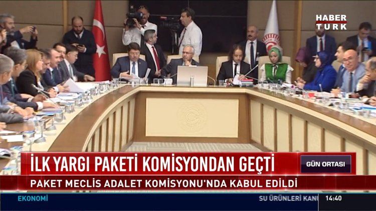 İlk yargı paketi komisyondan geçti