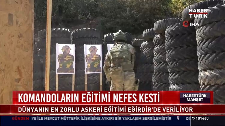 Komandoların eğitimi nefes kesti