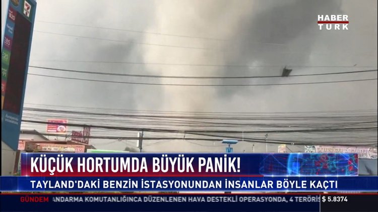 Küçük hortumdan büyük panik