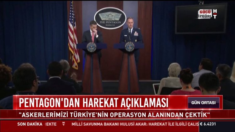 Pentagon'dan harekat açıklaması