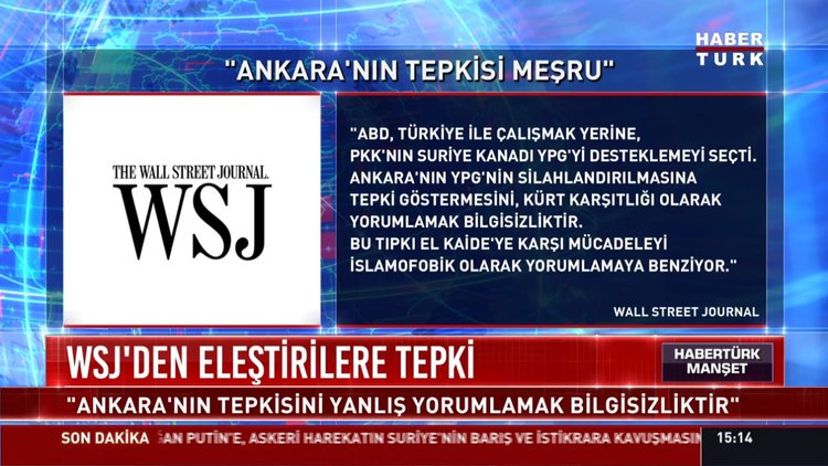 WSJ'den Türkiye'ye destek makalesi