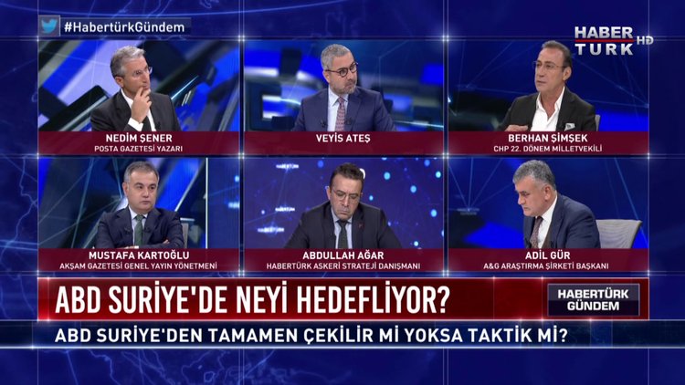 Habertürk Gündem - 8 Ekim 2019 (ABD, Suriye'de politika mı değiştiriyor?)
