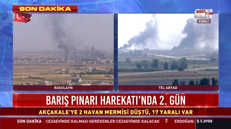 Akçakale'ye 2 havan mermisi düştü, 17 yaralı var