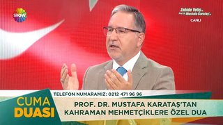 Mustafa Karataş, kahraman mehmetçiklere özel dua etti. 