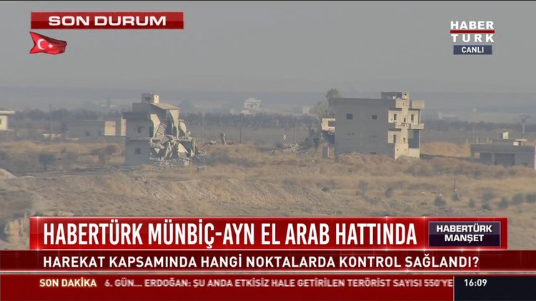 Habertürk Münbiç-Ayn El Arab hattında