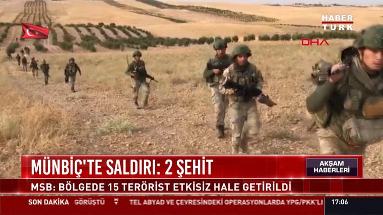 Münbiç'te saldırı: 2 şehit
