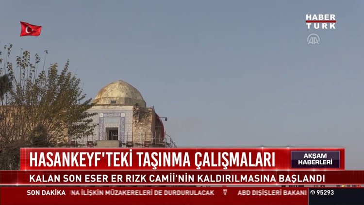 Hasankeyf'teki taşınma çalışmaları