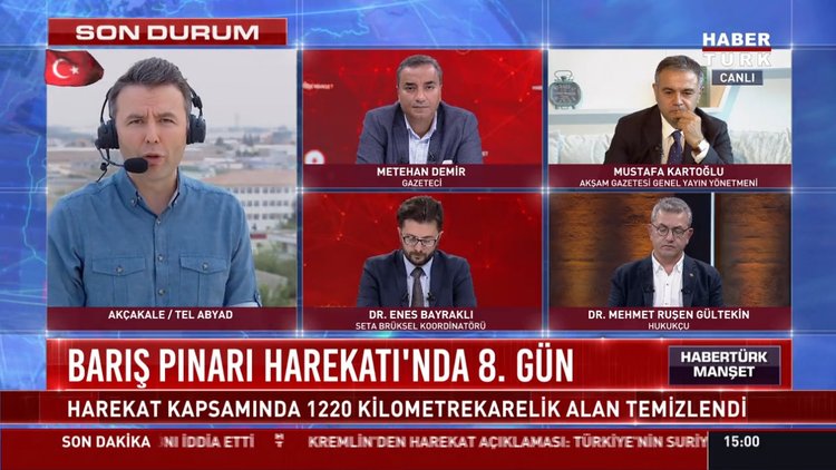 Barış Pınarı Harekatı'nda 8. gün