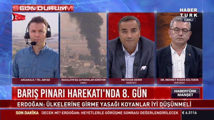 Barış Pınarı Harekatı'nda 8. gün