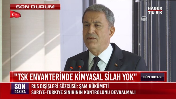 Akar: YPG'nin kimyasal silah kullanacağı iddiaları var