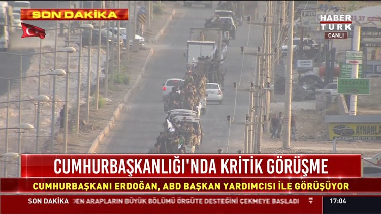 ÖSO Askerleri sınıra doğru ilerlemeye devam ediyor