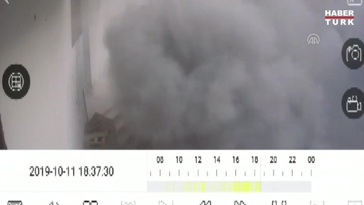 YPG/PKKlı teröristlerin saldırı anının görüntüleri ortaya çıktı