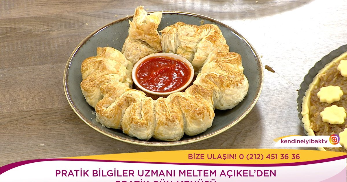 Kendine İyi Bak Videoları Zeytin Ezmeli Milföy Pizza