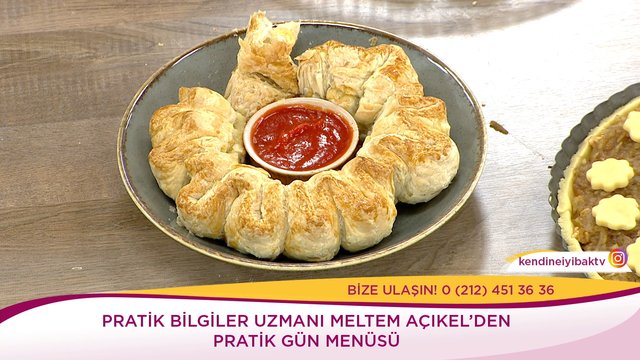 Zeytin Ezmeli Milföy Pizza