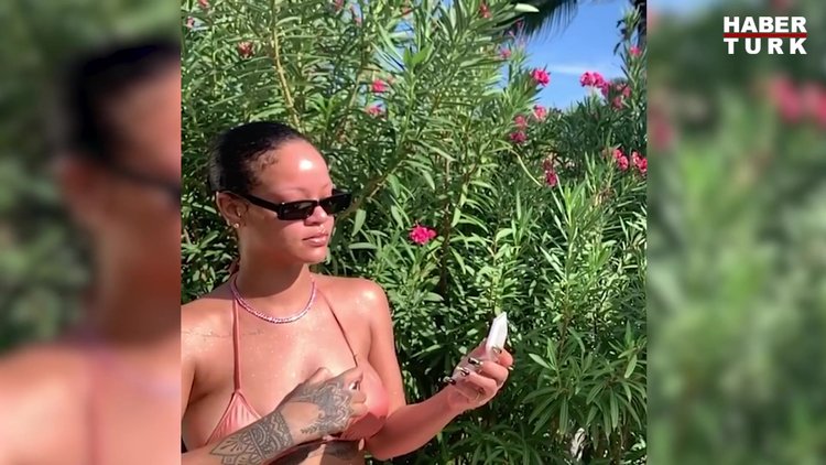 Rihanna kendi reklamını yaptı