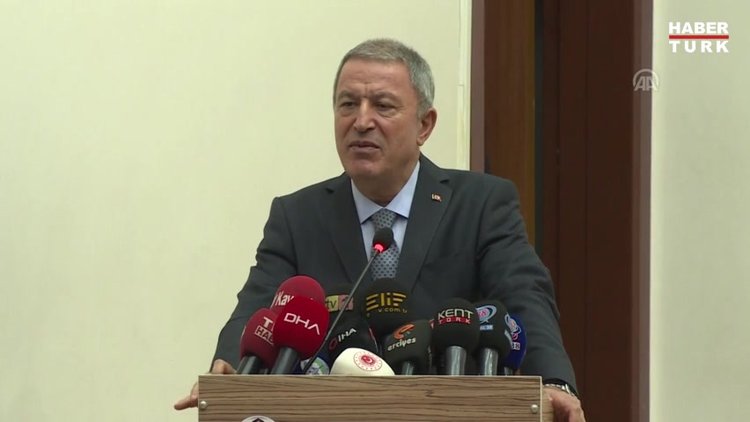Milli Savunma Bakanı Akar: "Envanterimizde bir gram kimyasal silah yok"