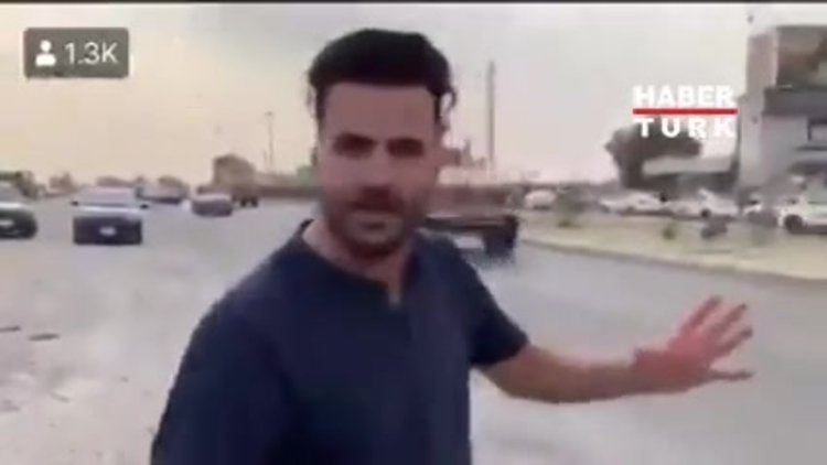 Irak Erbil'de pkk ABDYİ taşladı