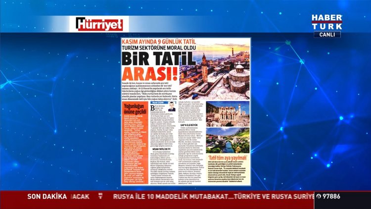 Turizmde ara tatil yoğunluğu!