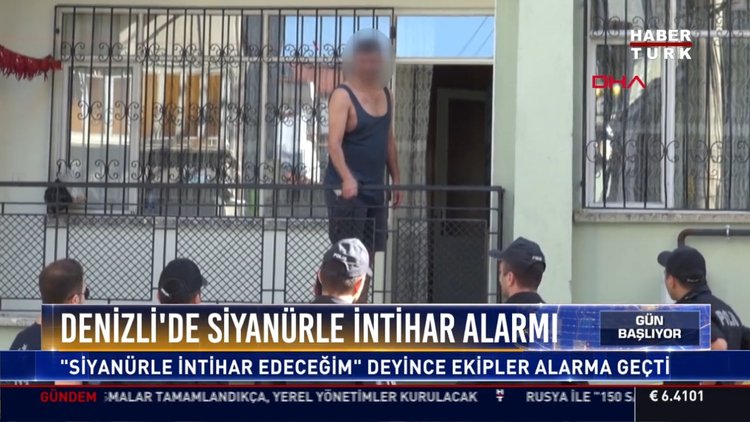 Denizli'de siyanürle intihar alarmı