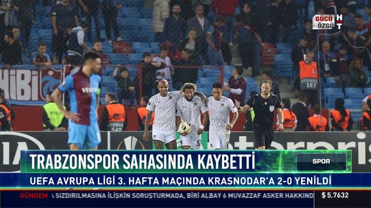 Trabzonspor 0-2 Krasnodar