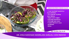 videolu acligi yok etmeye yardimci avokado salatasi tarifi show tv yemek