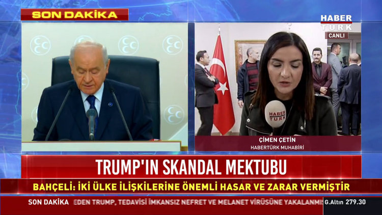 Bahçeli'den Trump'a tepki