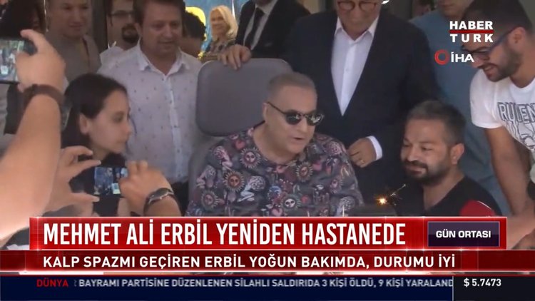 Mehmet Ali Erbil yeniden hastanede!