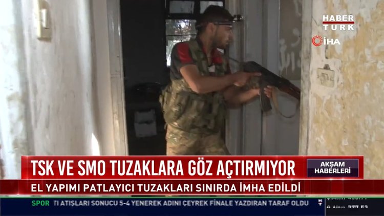 Patlayıcı tuzakları imha ediliyor