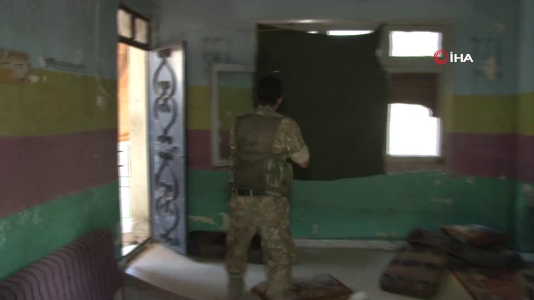 Teröristlerin gizlenmek için tünel ve battaniye kullandıkları ortaya çıktı