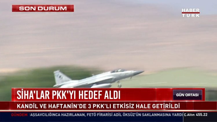 SİHA'lar PKK'yı hedef aldı