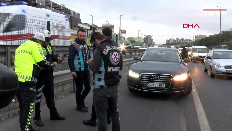 İSTANBUL'DA DÜN AKŞAM "ÇAKAR" DENETİMLERİ YAPILDI