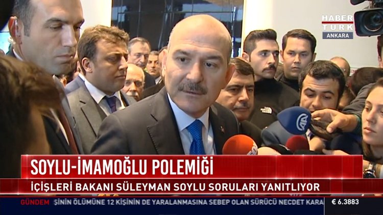 Soylu-İmamoğlu Polemiği