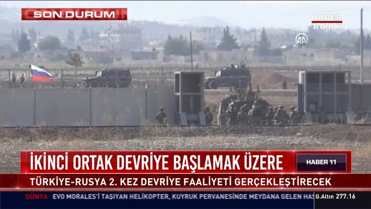 Türkiye ile Rusya'dan ikinci ortak devriye